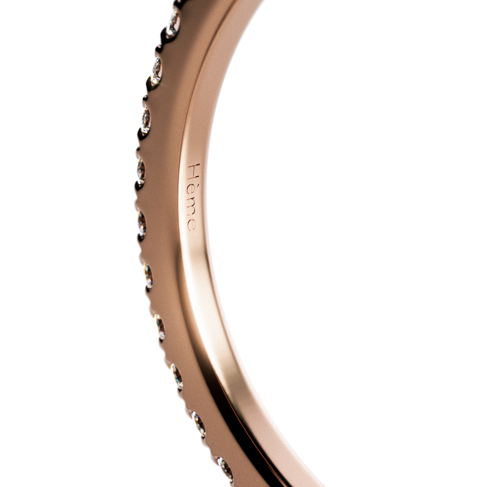 エタニティリング Bar Set. 1.3mm L.G.Diamond / K18, Pt