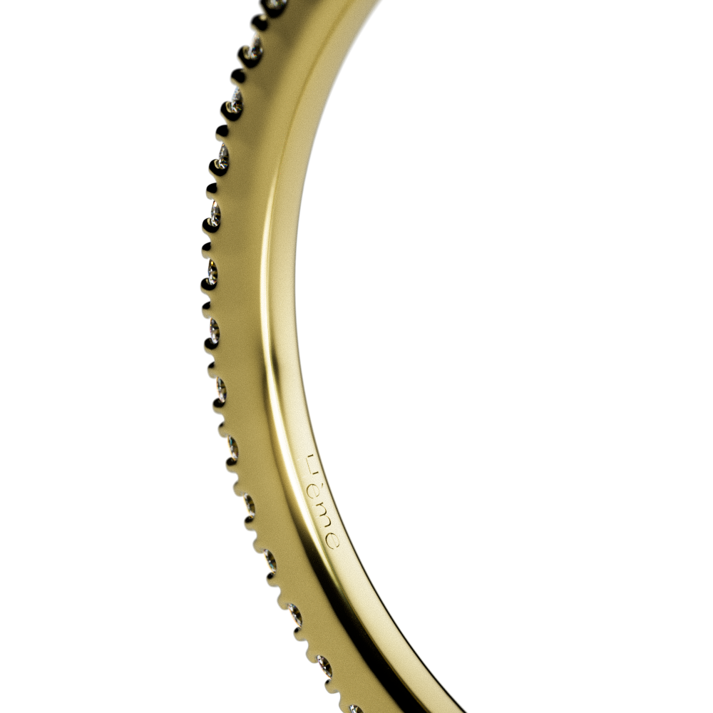 エタニティリング Bar Set. 1.0mm L.G.Diamond / K18, Pt