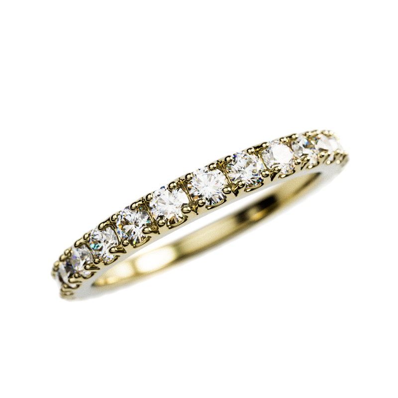 エタニティリング Bar Set. 1.7mm L.G.Diamond / K18, Pt