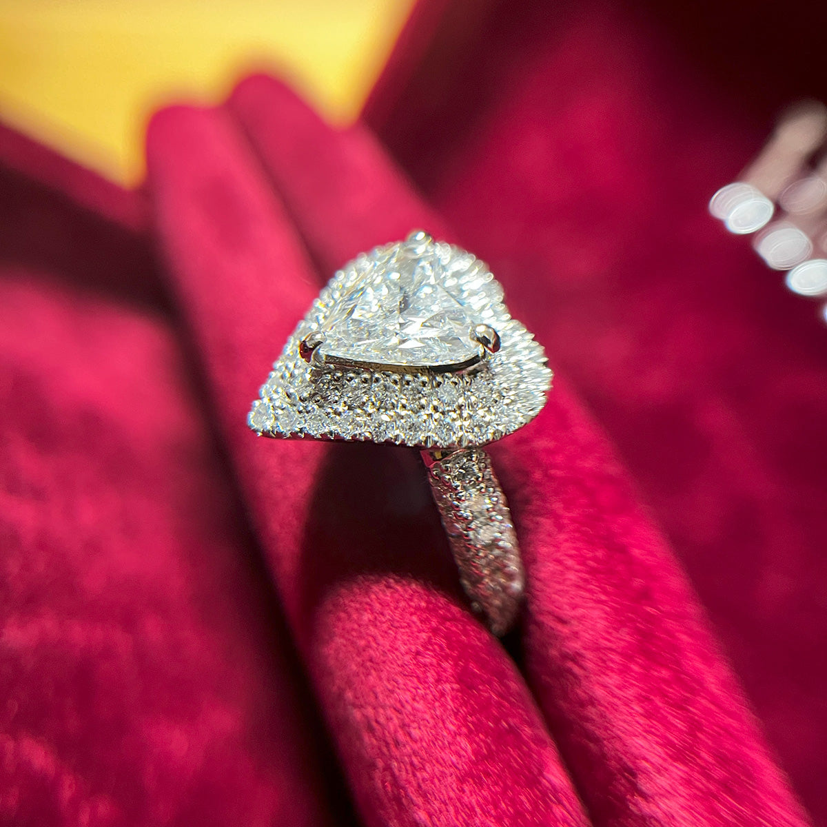 K様 Pt950 Heart Shape Diamond Ring
