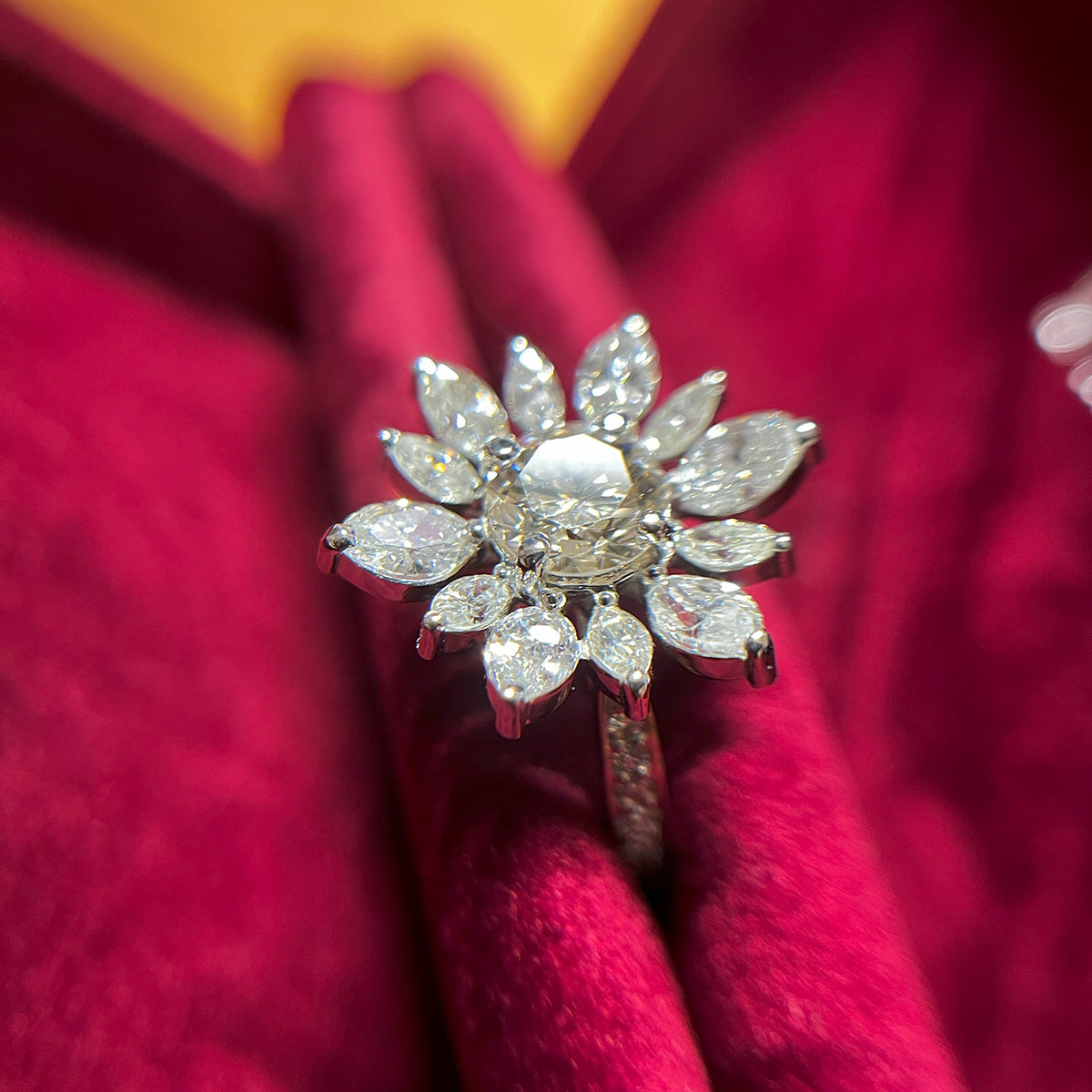 K様 Pt950 Diamond Ring | Marquise