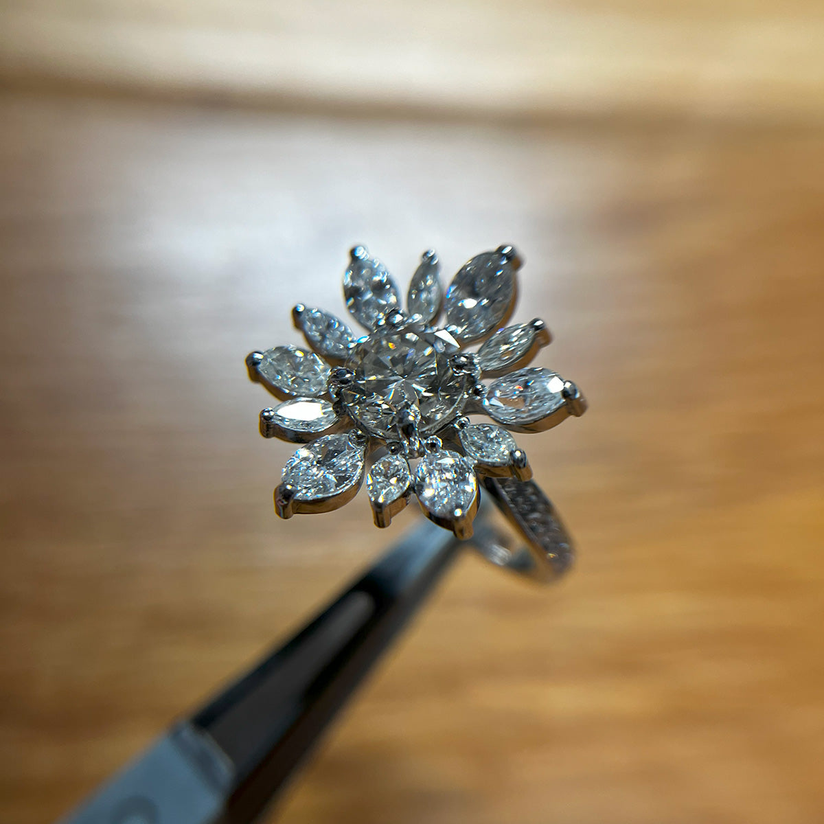 K様 Pt950 Diamond Ring | Marquise