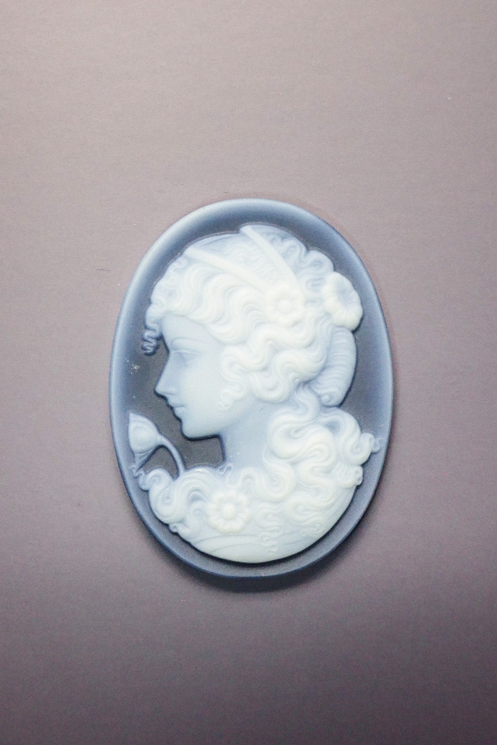 Chalcedony カルセドニー 40.378ct カメオ