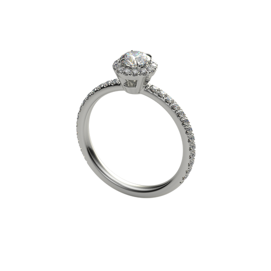 SDGs Pt950ラボグロウンダイヤモンドリング