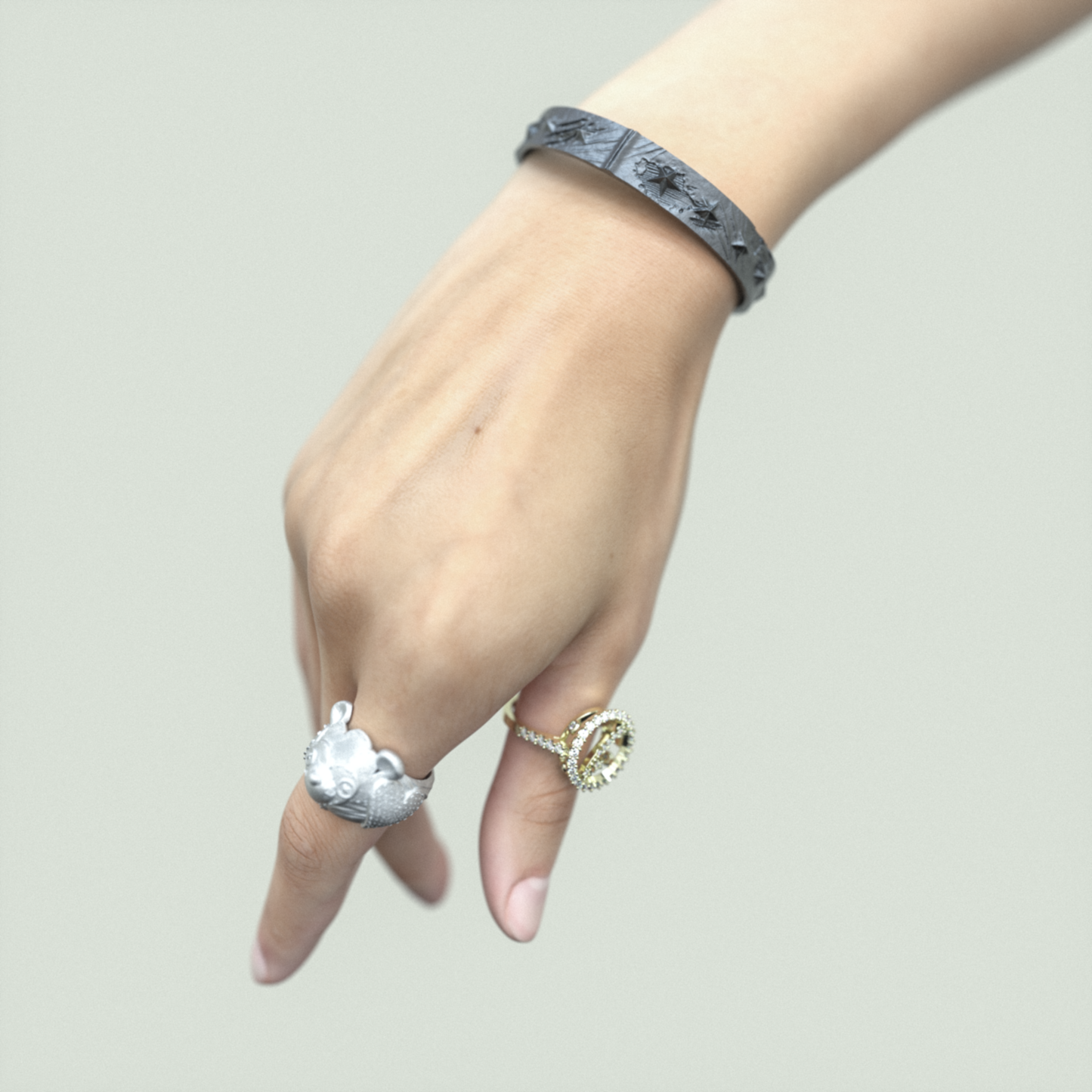 Grunge Ring _ Bear