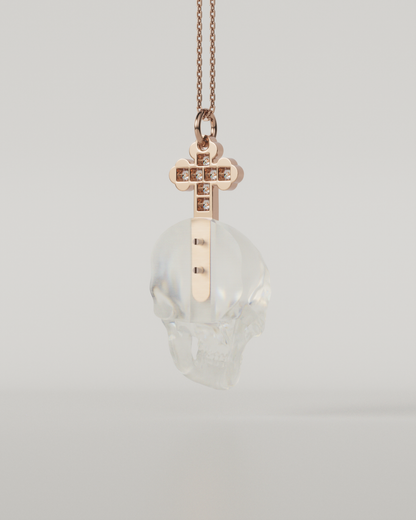 SKULL & CROSS TOP（Clear）