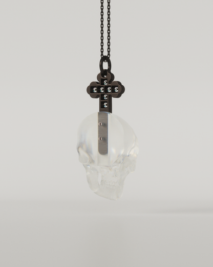 SKULL & CROSS TOP（Clear）