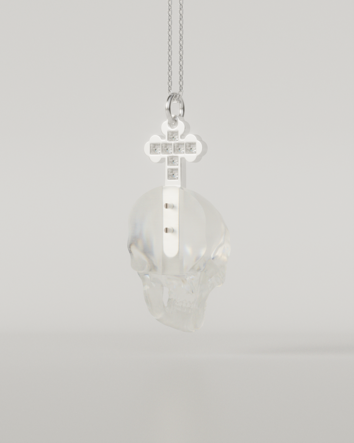 SKULL & CROSS TOP（Clear）