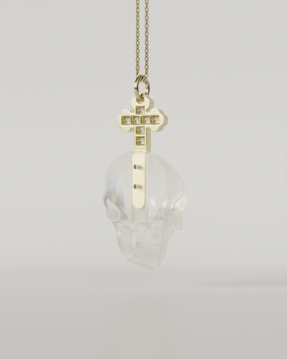 SKULL & CROSS TOP（Clear）