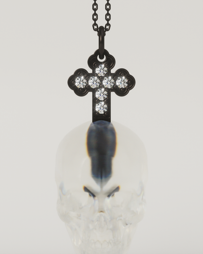 SKULL & CROSS TOP（Clear）