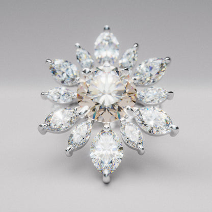 K様 Pt950 Diamond Ring | Marquise