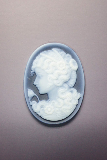 Chalcedony カルセドニー 40.378ct カメオ